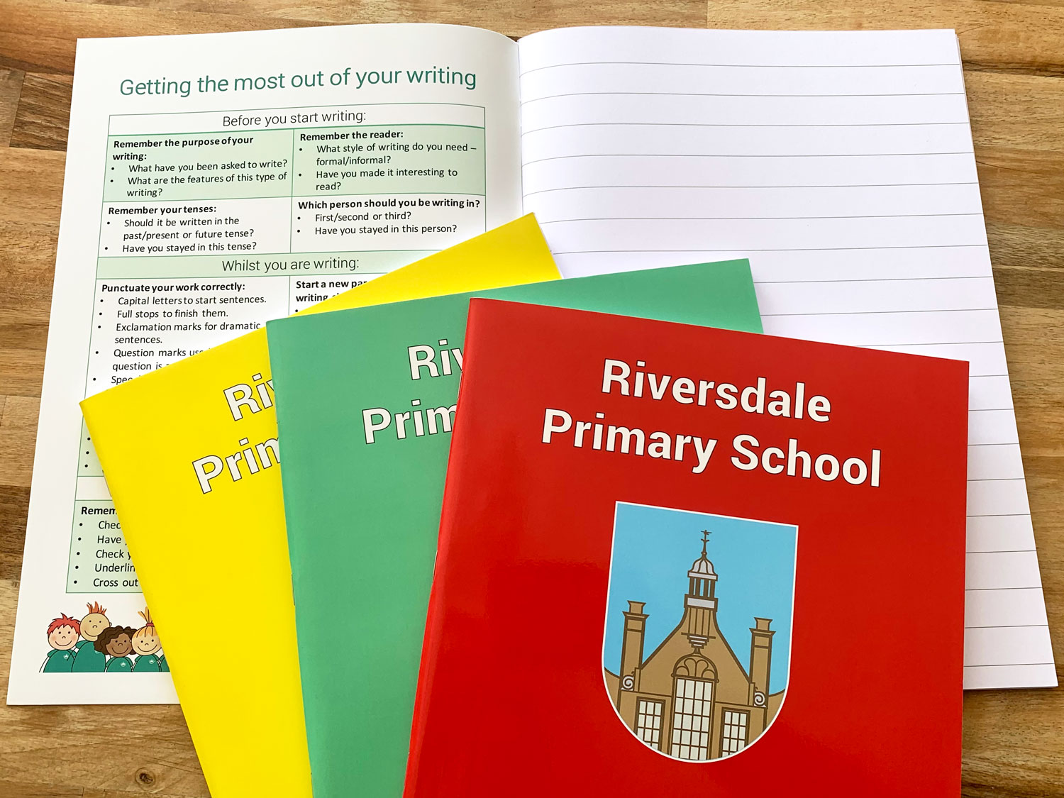 School Exercise Book Rulings - Standard and Bespoke