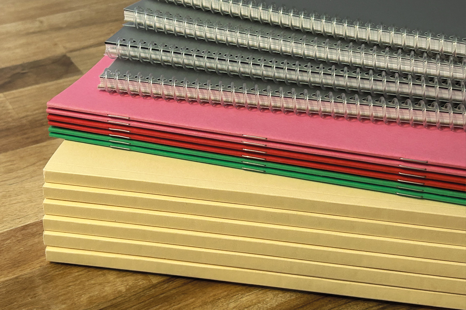 School Exercise Book Binding: Stapled, Perfect Bound & Spiral